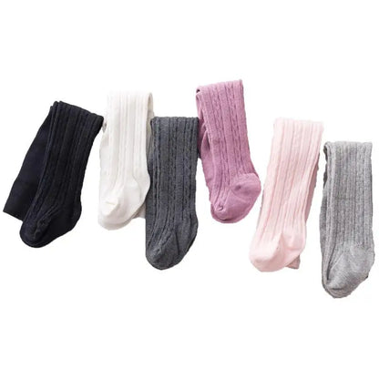 Baby Cotton Leggings – Soft Stretchy Pantyhose Stockings for Boys & Girls, Spring & Autumn