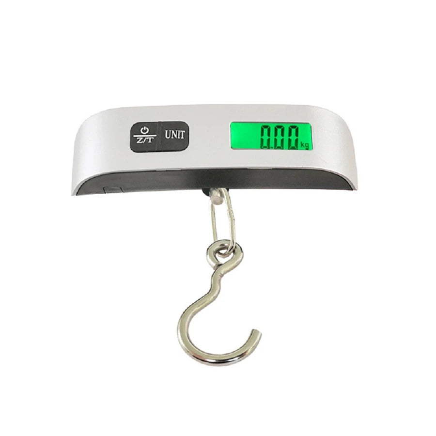 Portable Digital Luggage Scale – 110lb/50kg LCD Hanging Baggage Weigher