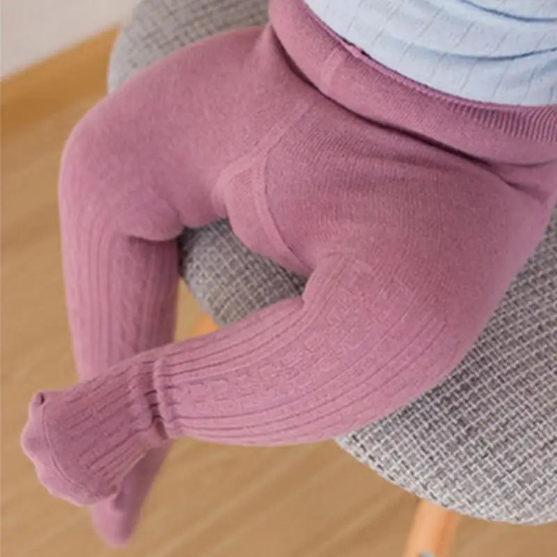 Baby Cotton Leggings – Soft Stretchy Pantyhose Stockings for Boys & Girls, Spring & Autumn